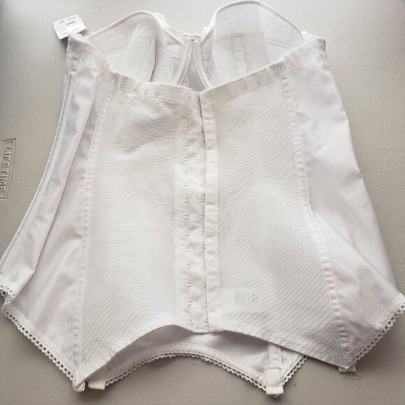 Goddess Strapless Corset Size 36B White Wedding NEW Underwire Sexy - Picture 5 of 6